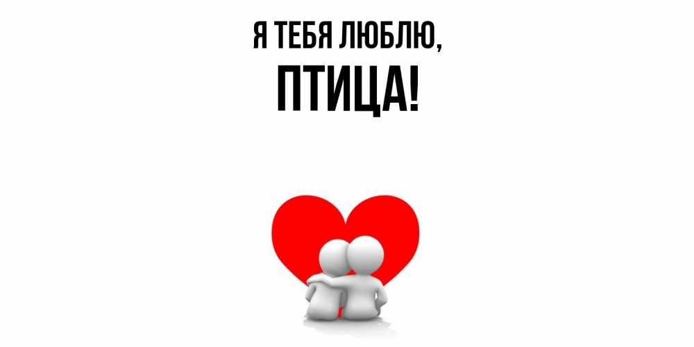 Картинка Я тебя люблю, птица