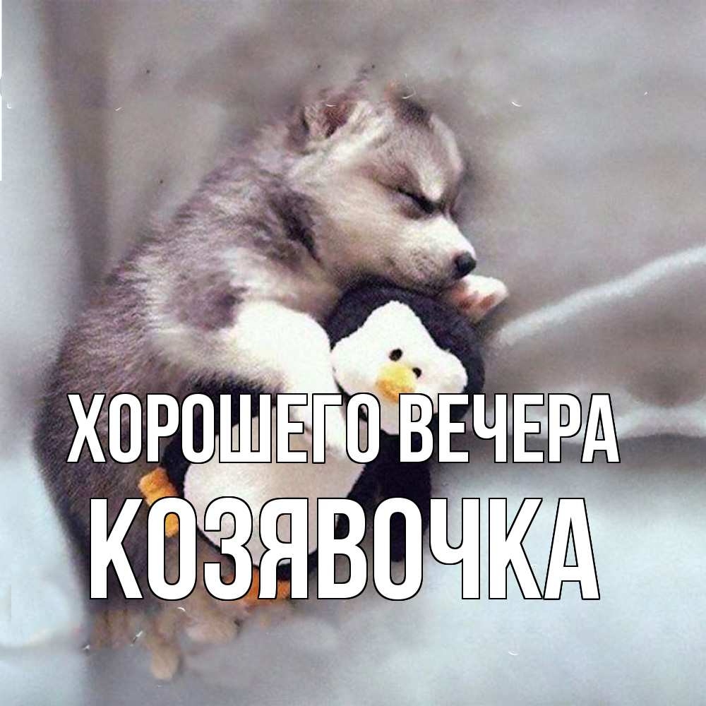 Картинка Хорошего вечера, козявочка