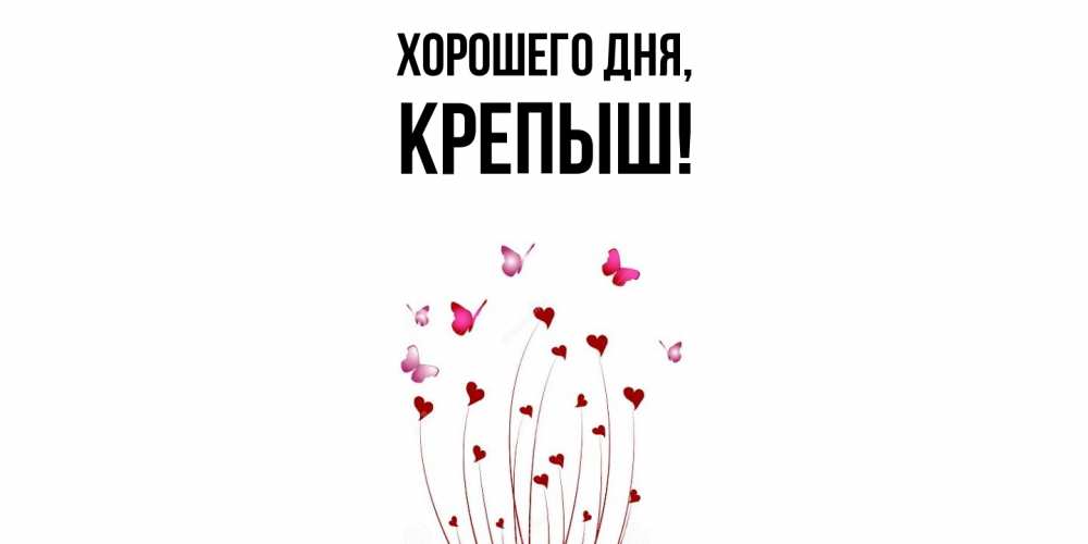 Открытка  для любимых и родных. крепыш, Хорошего дня  