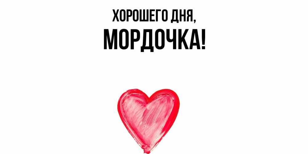 Открытка  для любимых и родных. мордочка, Хорошего дня  