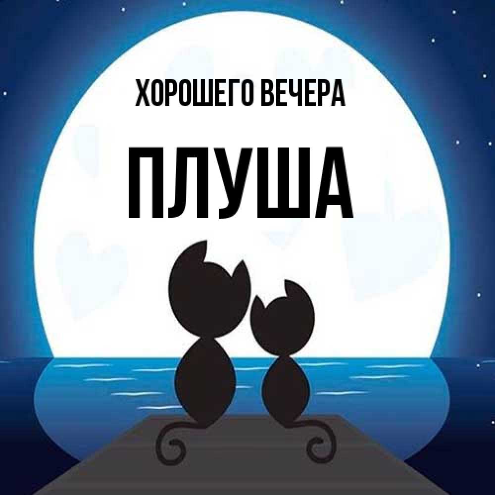 Картинка Хорошего вечера, плуша