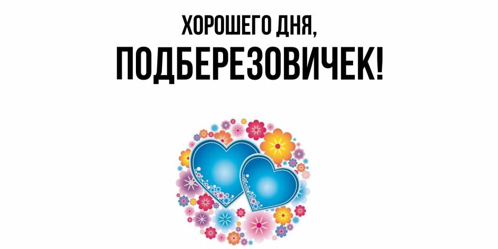 Открытка  для любимых и родных. подберезовичек, Хорошего дня  