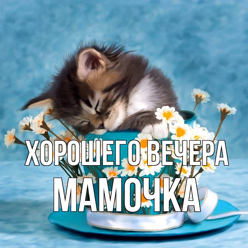 Картинка Хорошего вечера, Мамочка