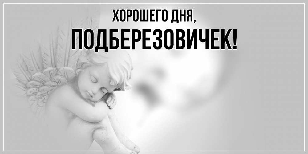 Открытка  для любимых и родных. подберезовичек, Хорошего дня  