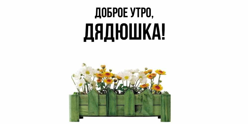 Открытка  для любимых и родных. Дядюшка, Доброе утро  