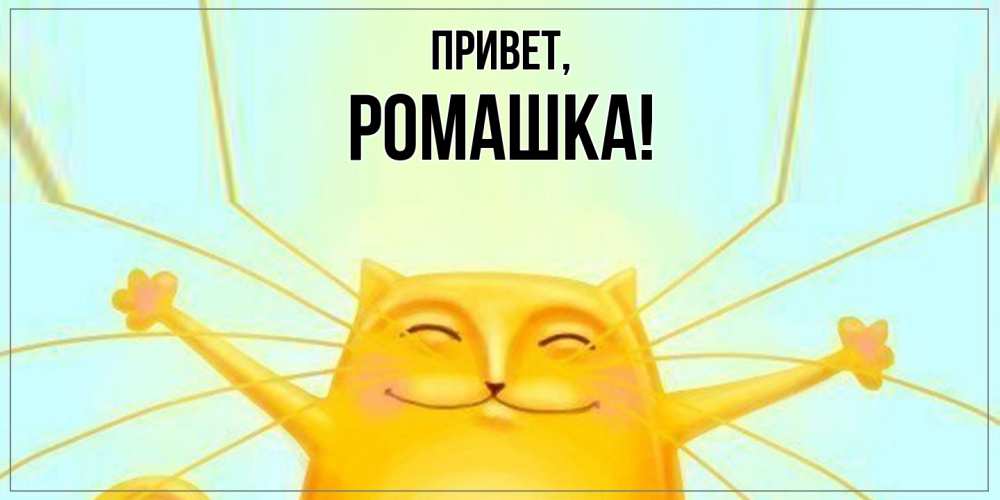 Открытка  для любимых и родных. ромашка, Привет  