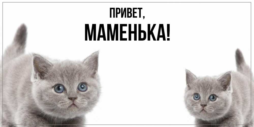 Открытка с именем, Маменька, Привет