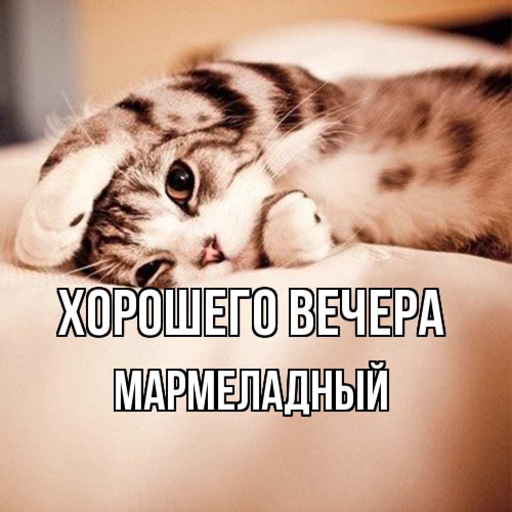 Картинка Хорошего вечера, мармеладный