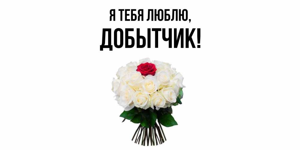 Картинка Я тебя люблю, добытчик