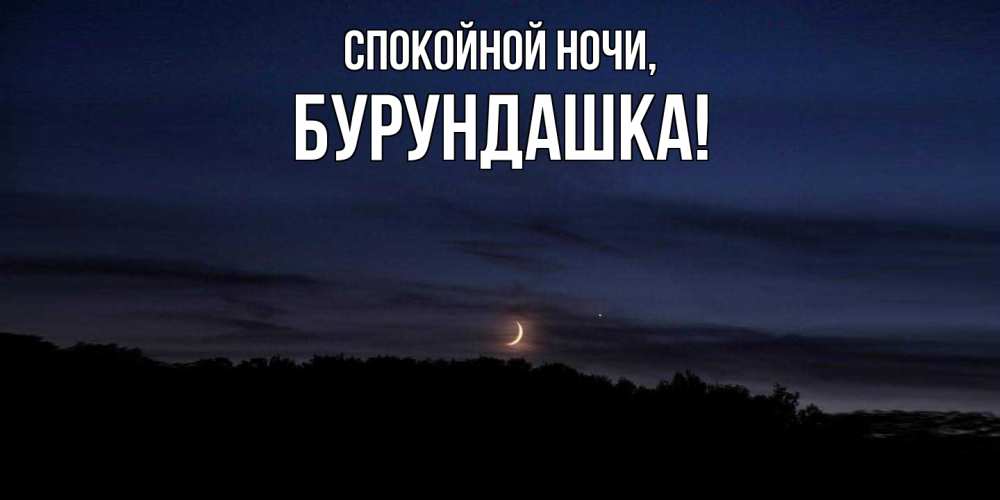 Открытка  для любимых и родных. бурундашка, Спокойной ночи  