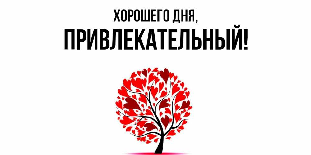 Открытка  для любимых и родных. привлекательный, Хорошего дня  