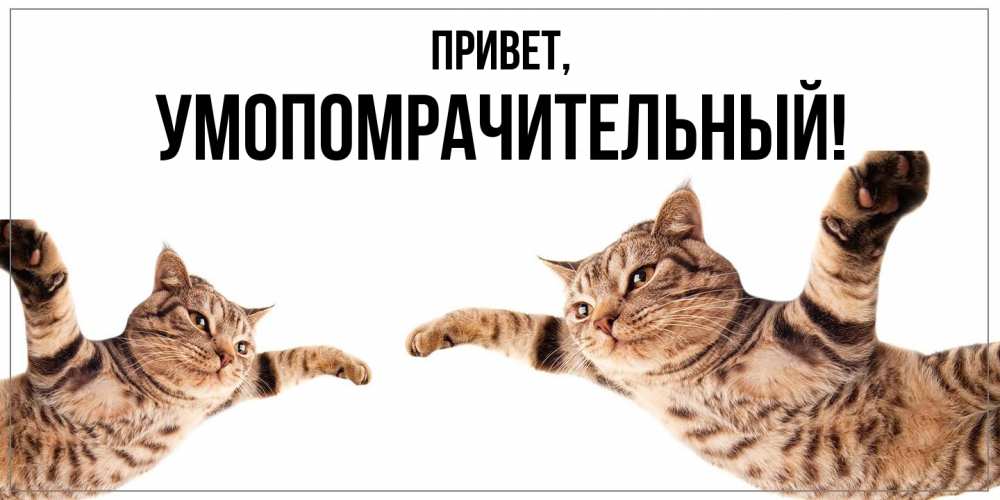 Открытка с именем, умопомрачительный, Привет