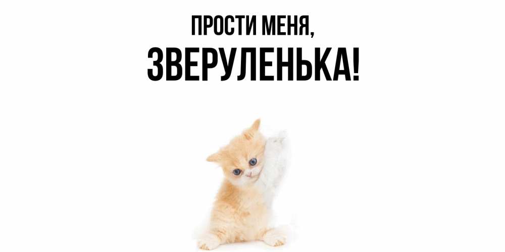 Картинка Прости меня, зверуленька