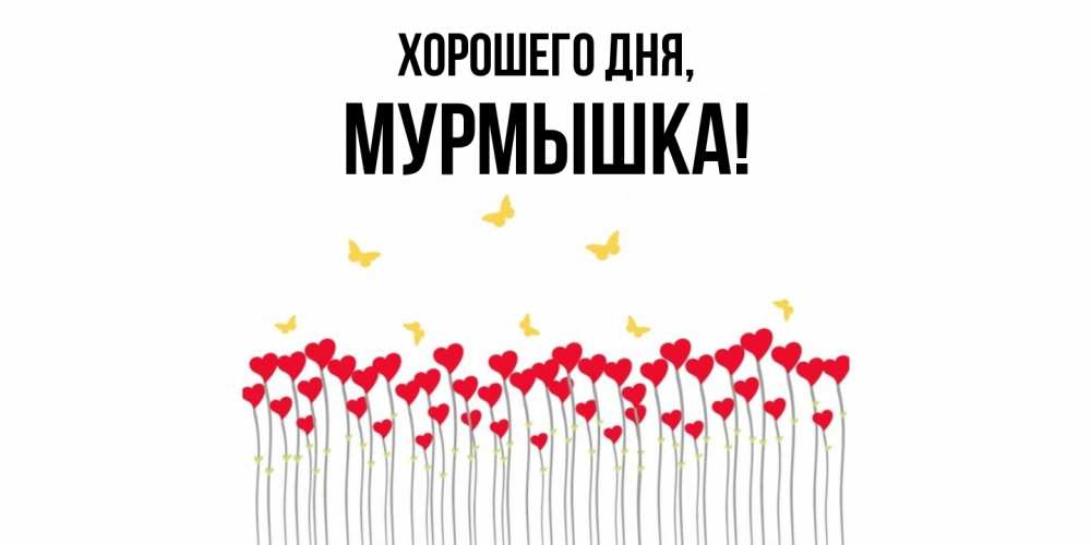 Открытка  для любимых и родных. мурмышка, Хорошего дня  