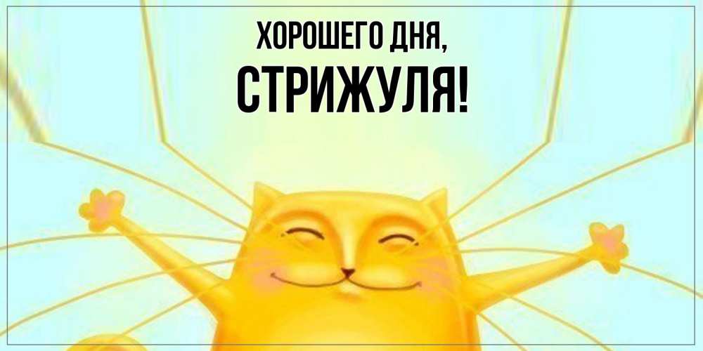 Открытка  для любимых и родных. стрижуля, Хорошего дня  