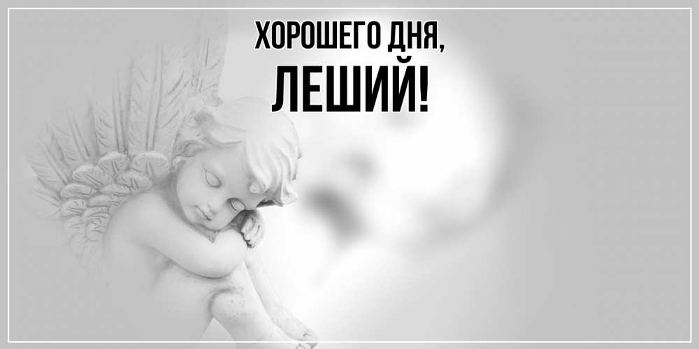 Открытка  для любимых и родных. леший, Хорошего дня  