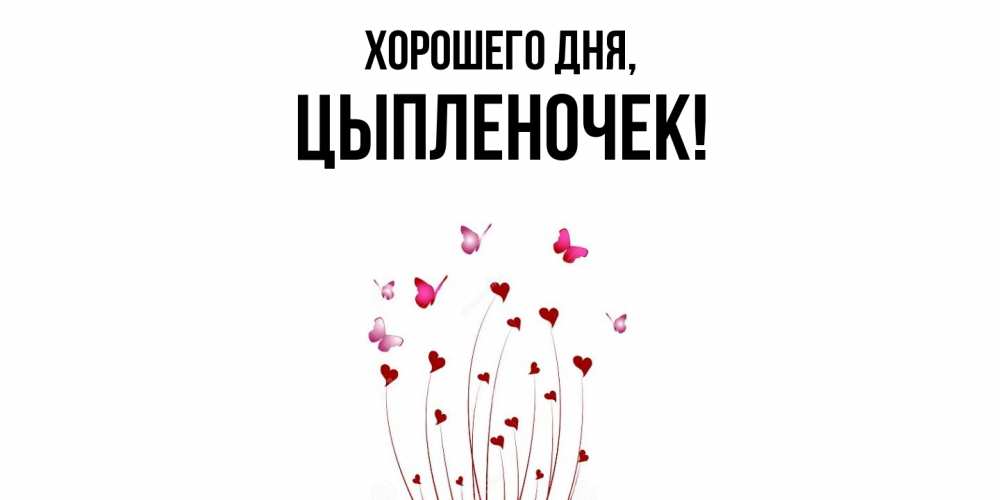 Открытка  для любимых и родных. цыпленочек, Хорошего дня  