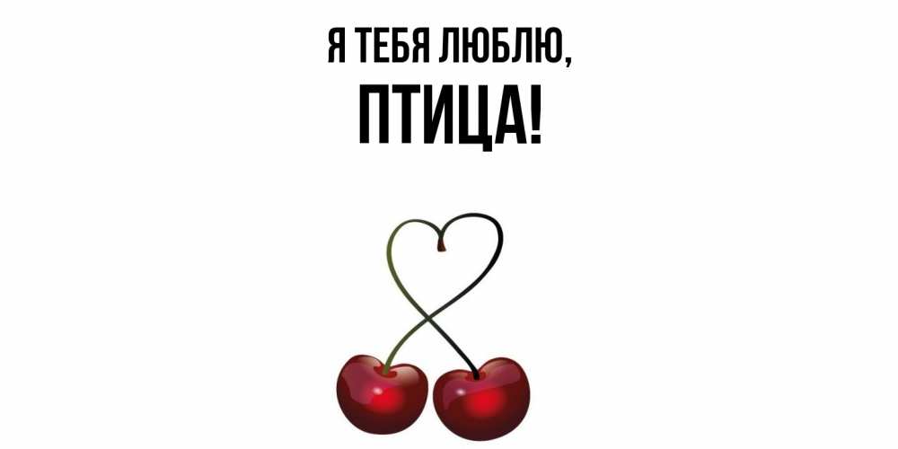 Картинка Я тебя люблю, птица