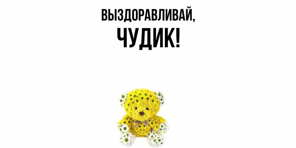 Картинка Выздоравливай, чудик