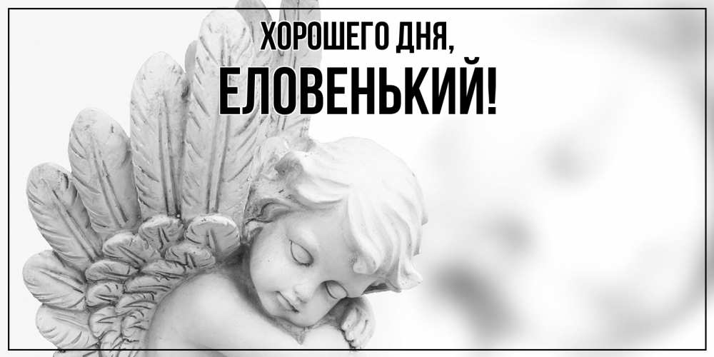 Открытка  для любимых и родных. еловенький, Хорошего дня  