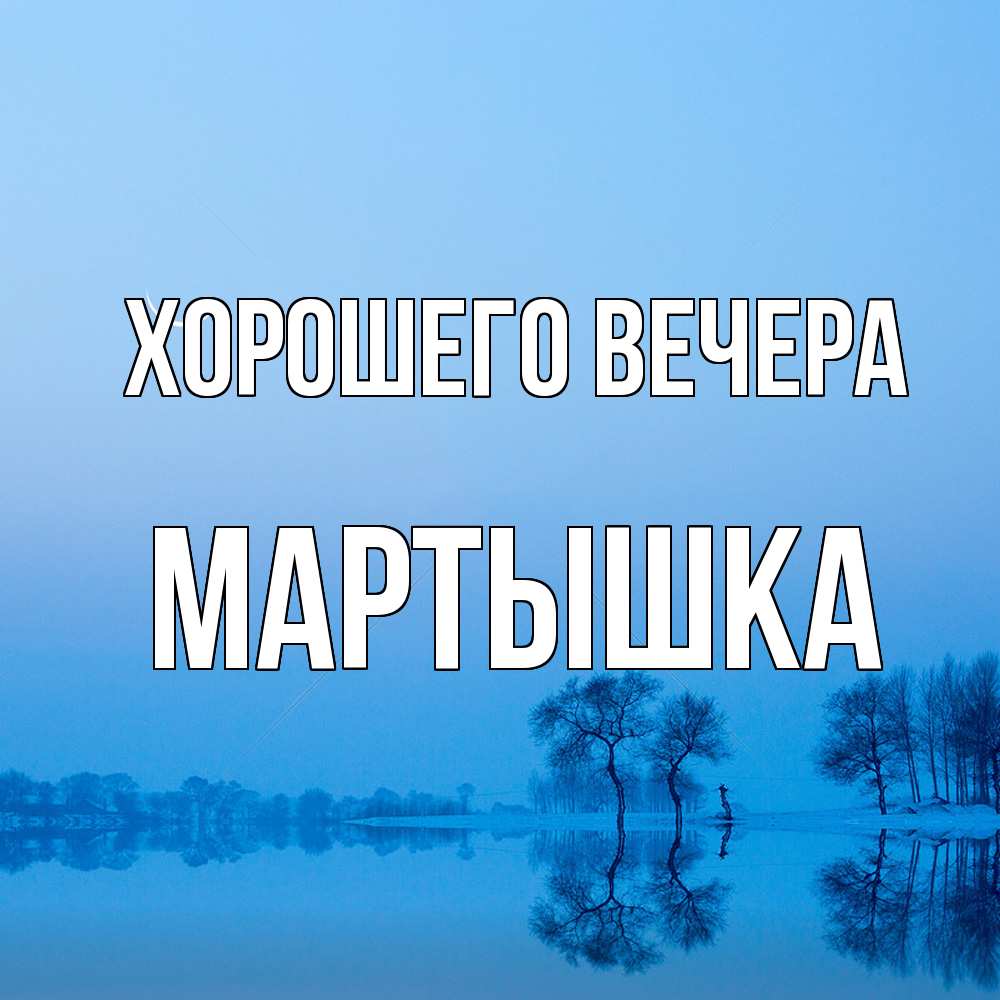Открытка  для любимых и родных. мартышка, Хорошего вечера  