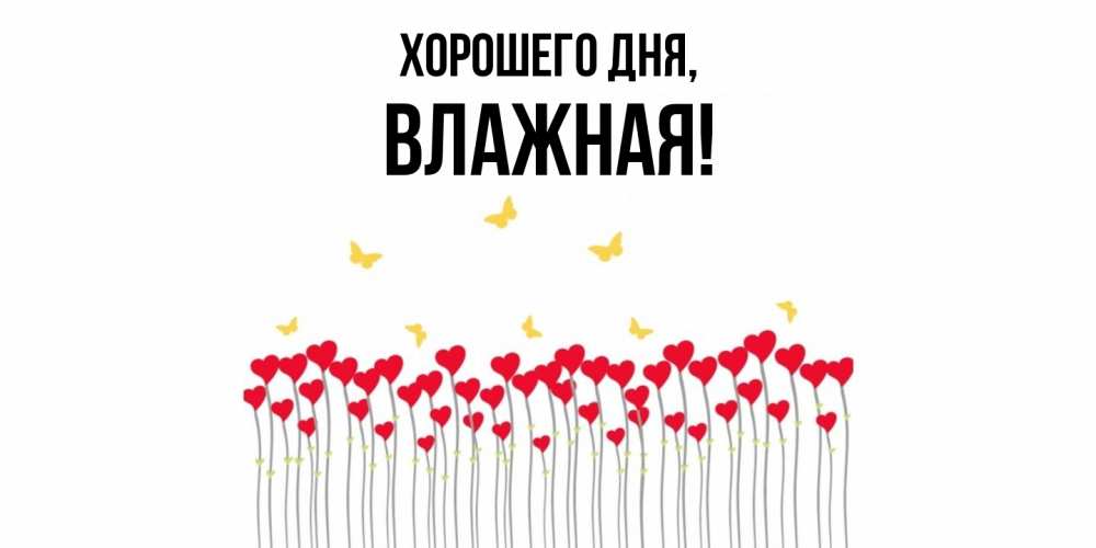 Открытка  для любимых и родных. влажная, Хорошего дня  