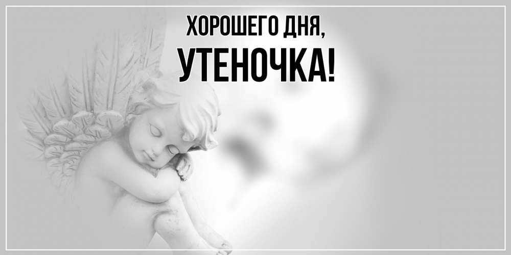 Открытка  для любимых и родных. утеночка, Хорошего дня  