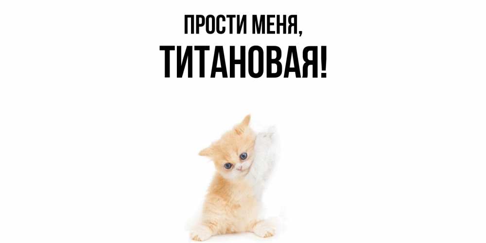 Открытка  для любимых и родных. титановая, Прости меня  