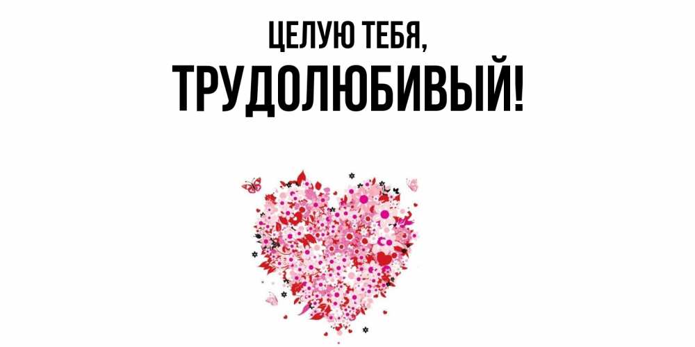Картинка Целую тебя, трудолюбивый