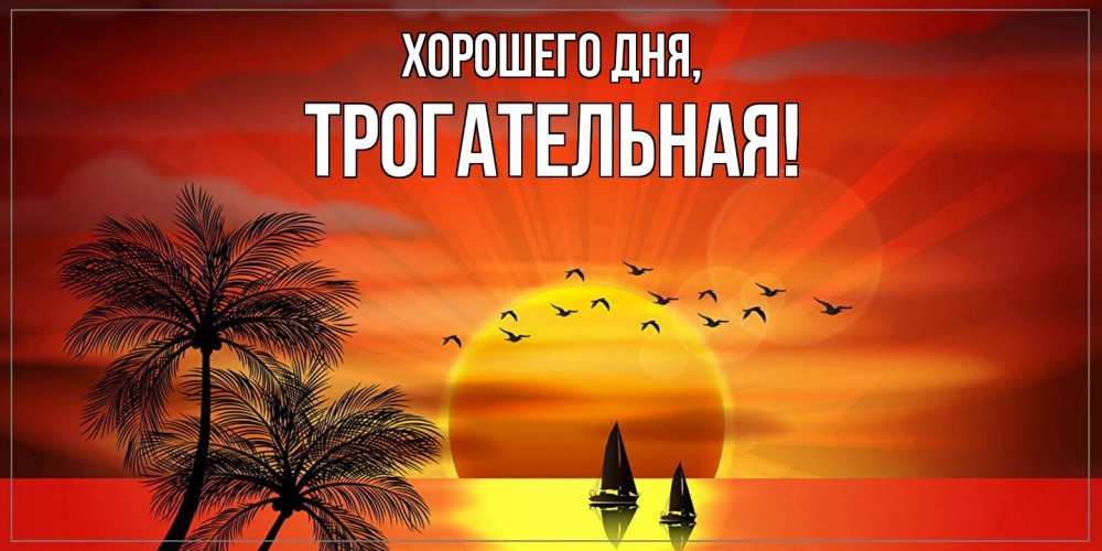 Открытка  для любимых и родных. трогательная, Хорошего дня  