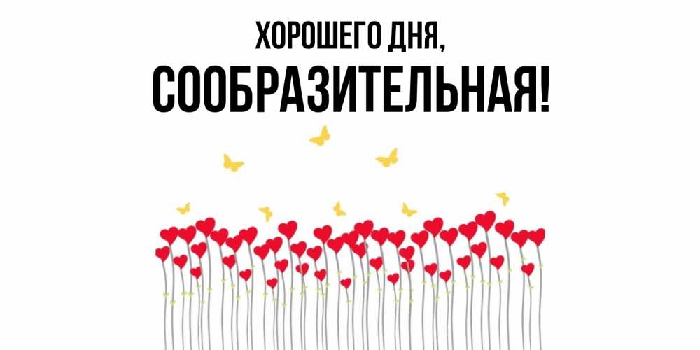 Открытка  для любимых и родных. сообразительная, Хорошего дня  