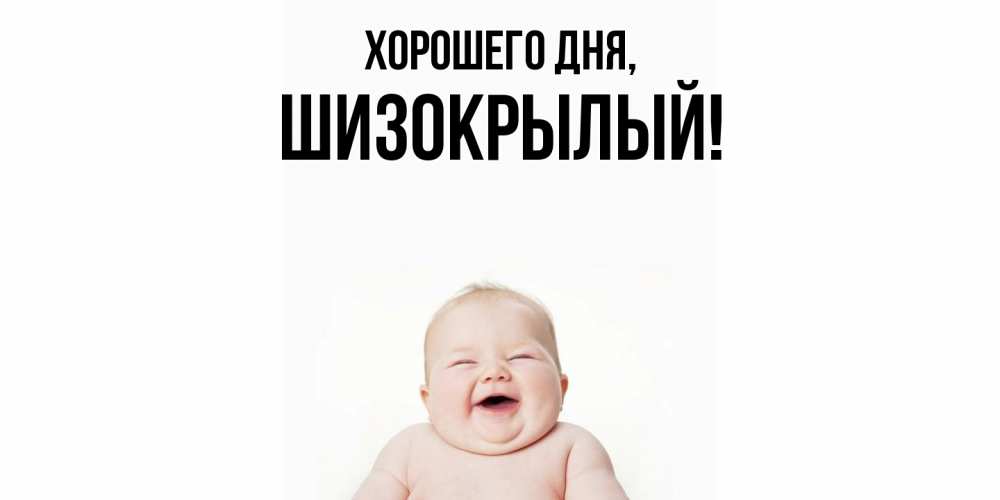 Открытка  для любимых и родных. шизокрылый, Хорошего дня  