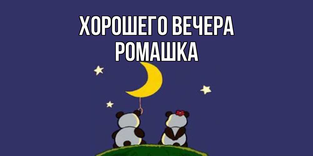 Открытка  для любимых и родных. ромашка, Хорошего вечера  
