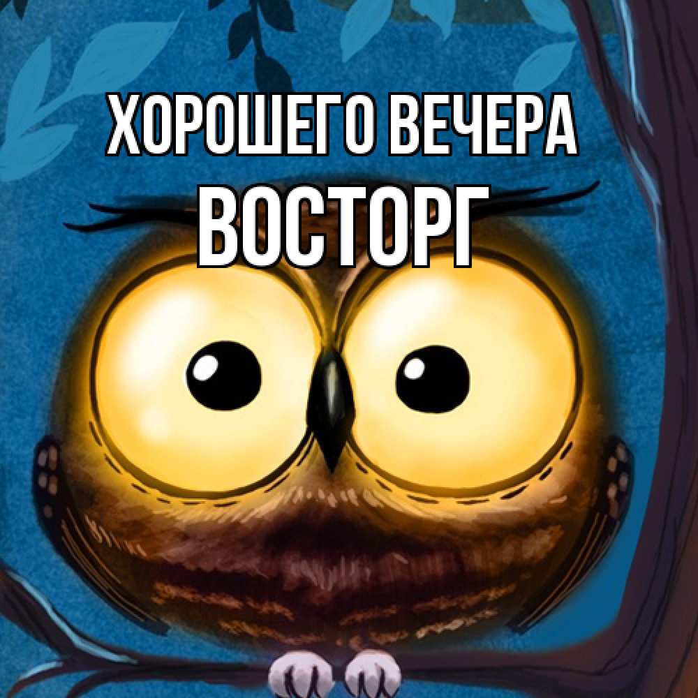 Картинка Хорошего вечера, восторг