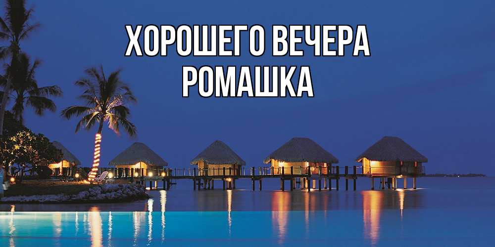 Картинка Хорошего вечера, ромашка
