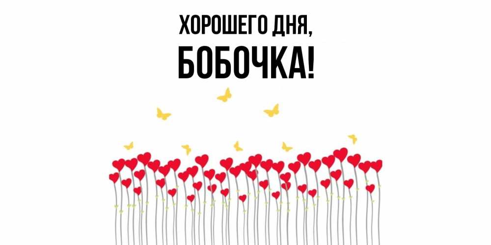 Открытка  для любимых и родных. бобочка, Хорошего дня  