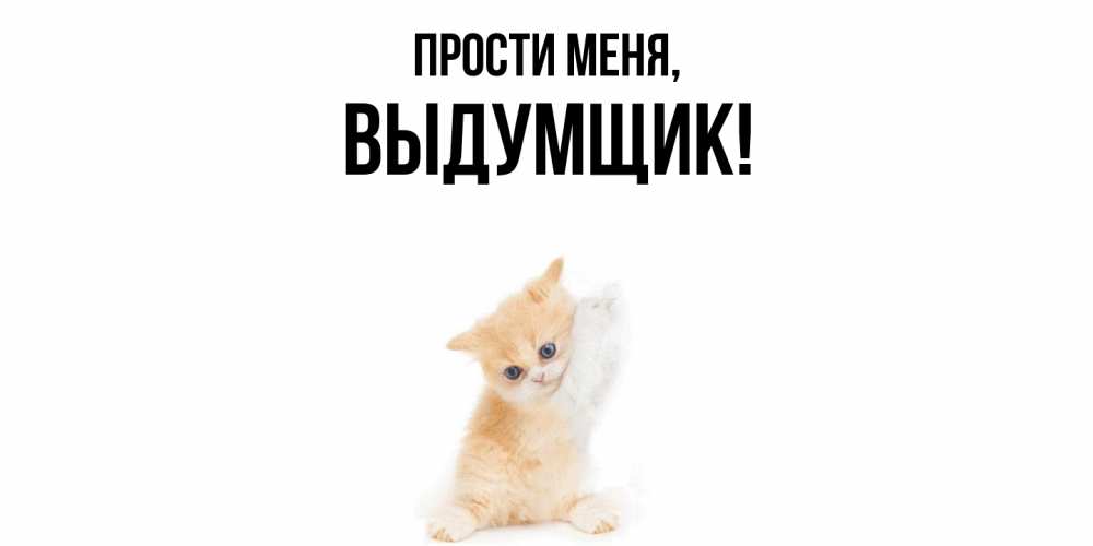 Картинка Прости меня, выдумщик