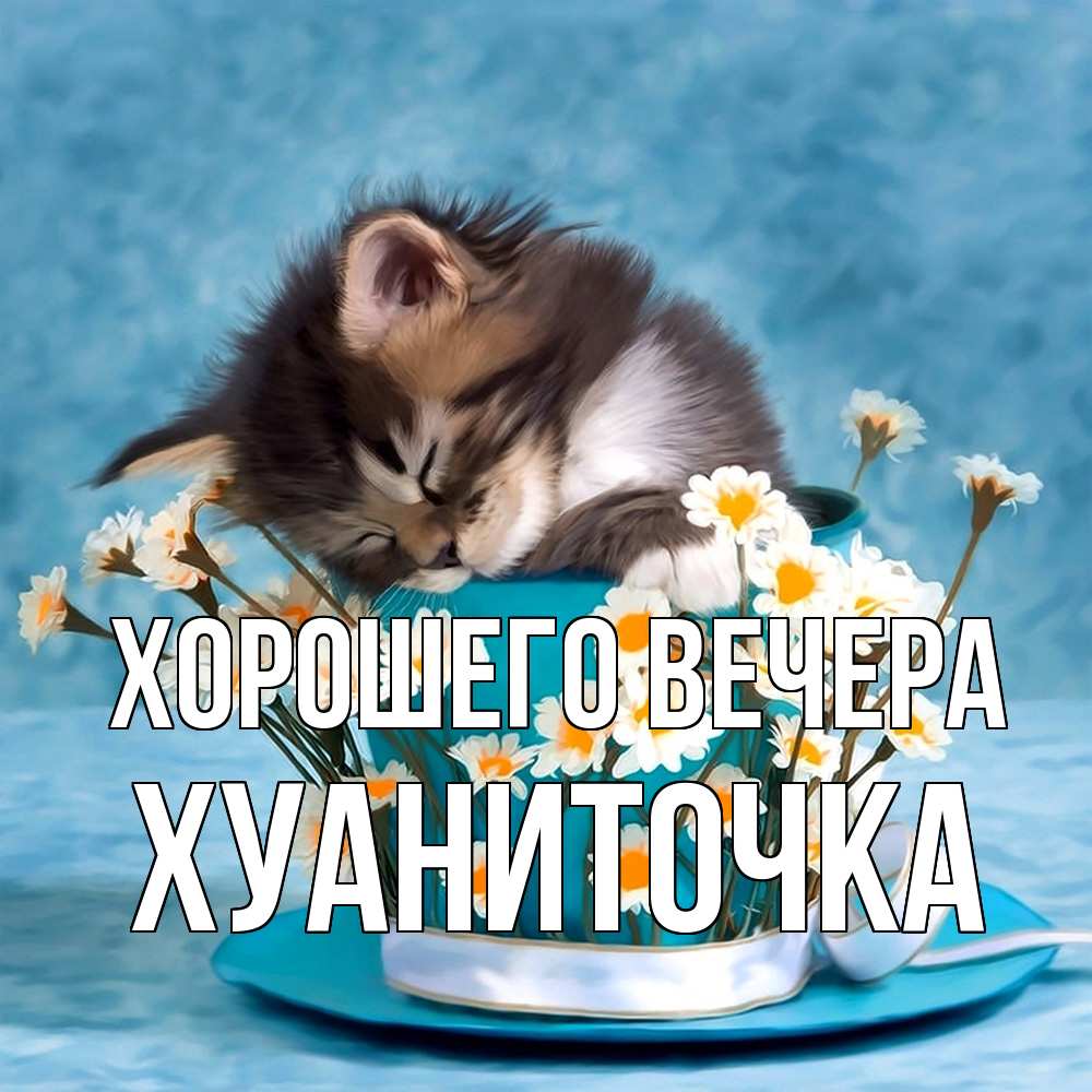 Картинка Хорошего вечера, хуаниточка