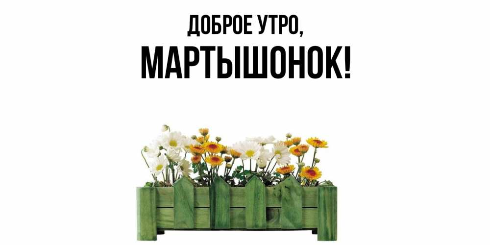 Картинка Доброе утро, маpтышонок