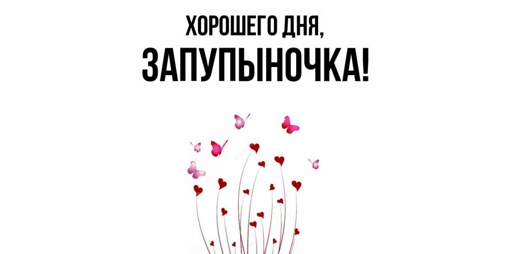 Открытка  для любимых и родных. запупыночка, Хорошего дня  