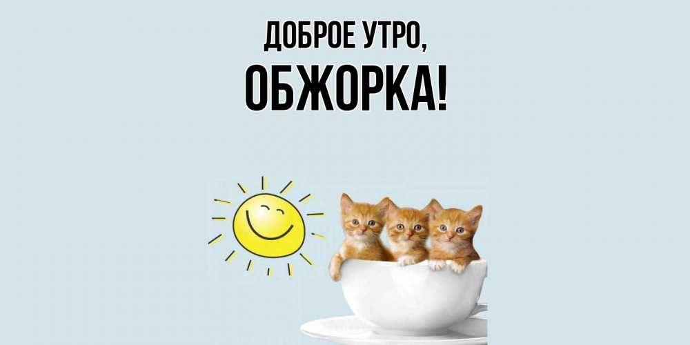 Картинка Доброе утро, обжорка
