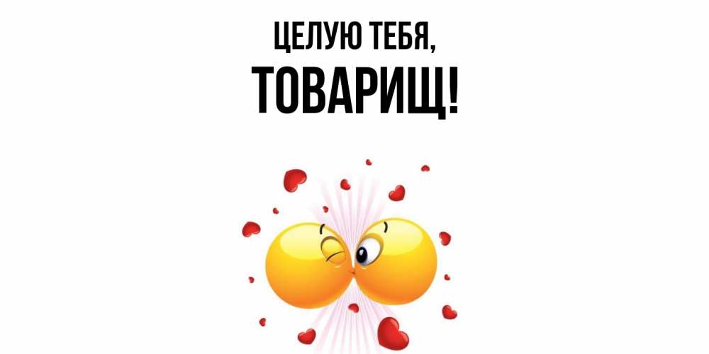 Картинка Целую тебя, Товарищ
