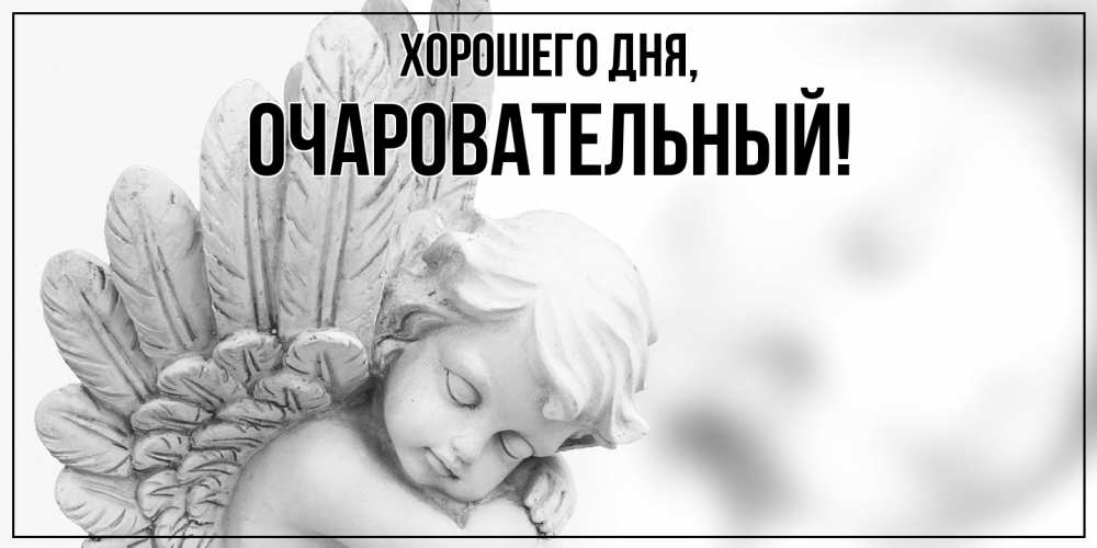 Открытка  для любимых и родных. очаровательный, Хорошего дня  