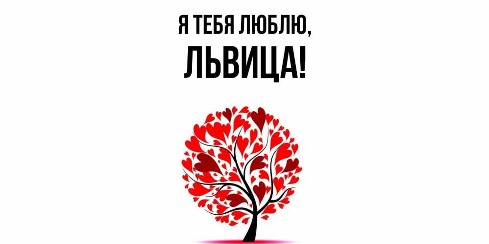 Картинка Я тебя люблю, львица
