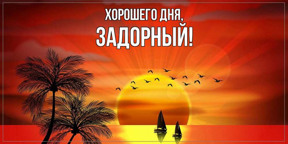 Открытка  для любимых и родных. задорный, Хорошего дня  