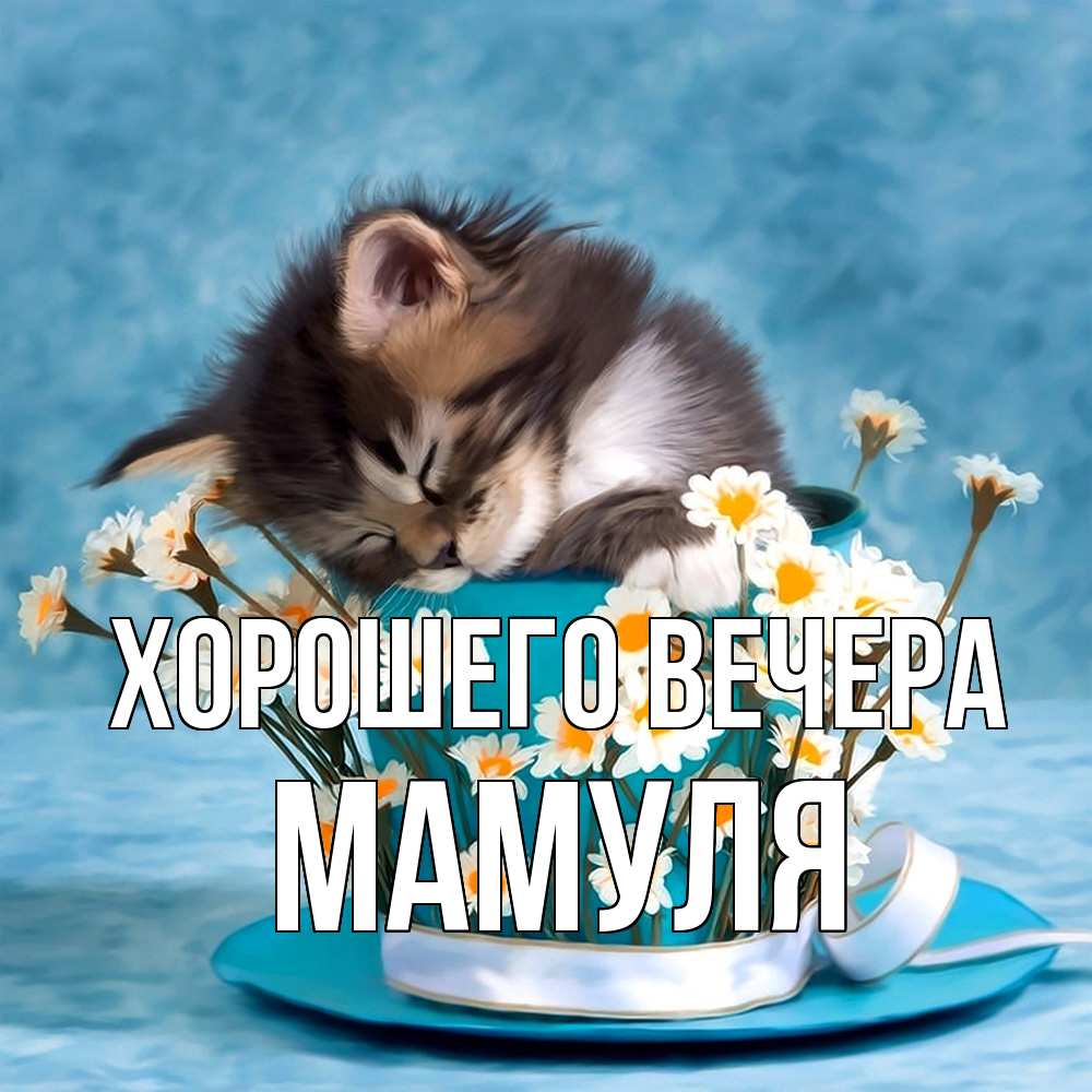 Картинка Хорошего вечера, Мамуля