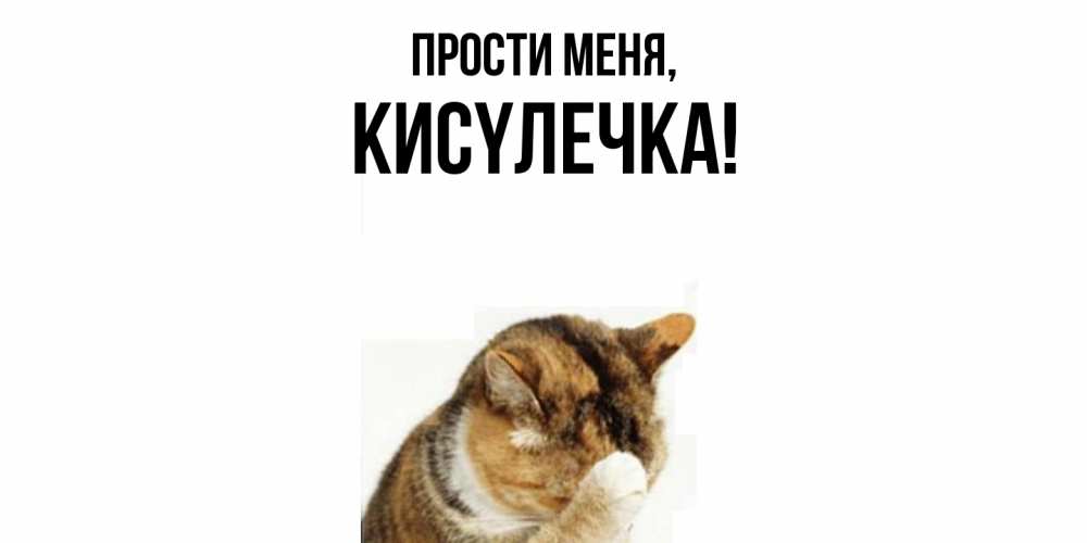 Картинка Прости меня, кисyлечка