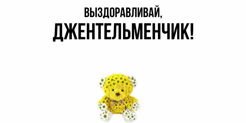 Картинка Выздоравливай, джентельменчик