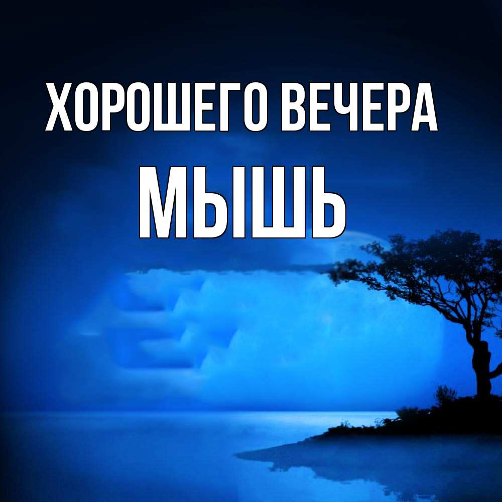 Картинка Хорошего вечера, мышь