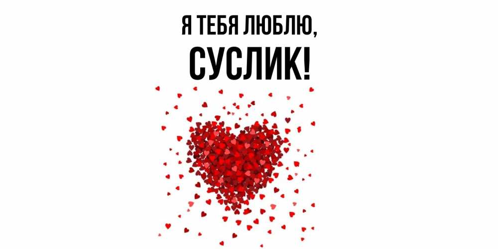 Картинка Я тебя люблю, суслик
